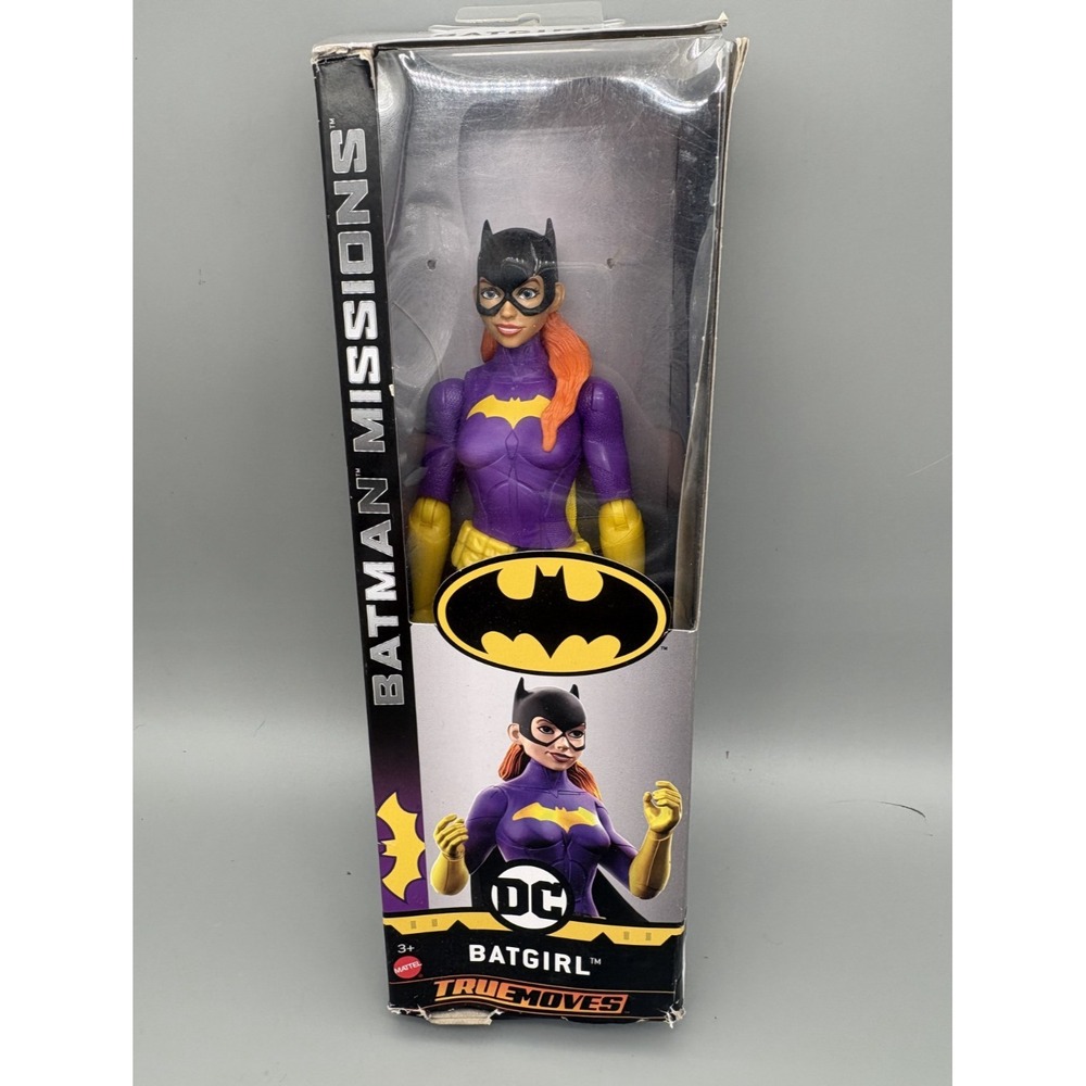 Batgirl Mattel DC Comics Batman Missions True Moves 10" Action Figure w/ Box